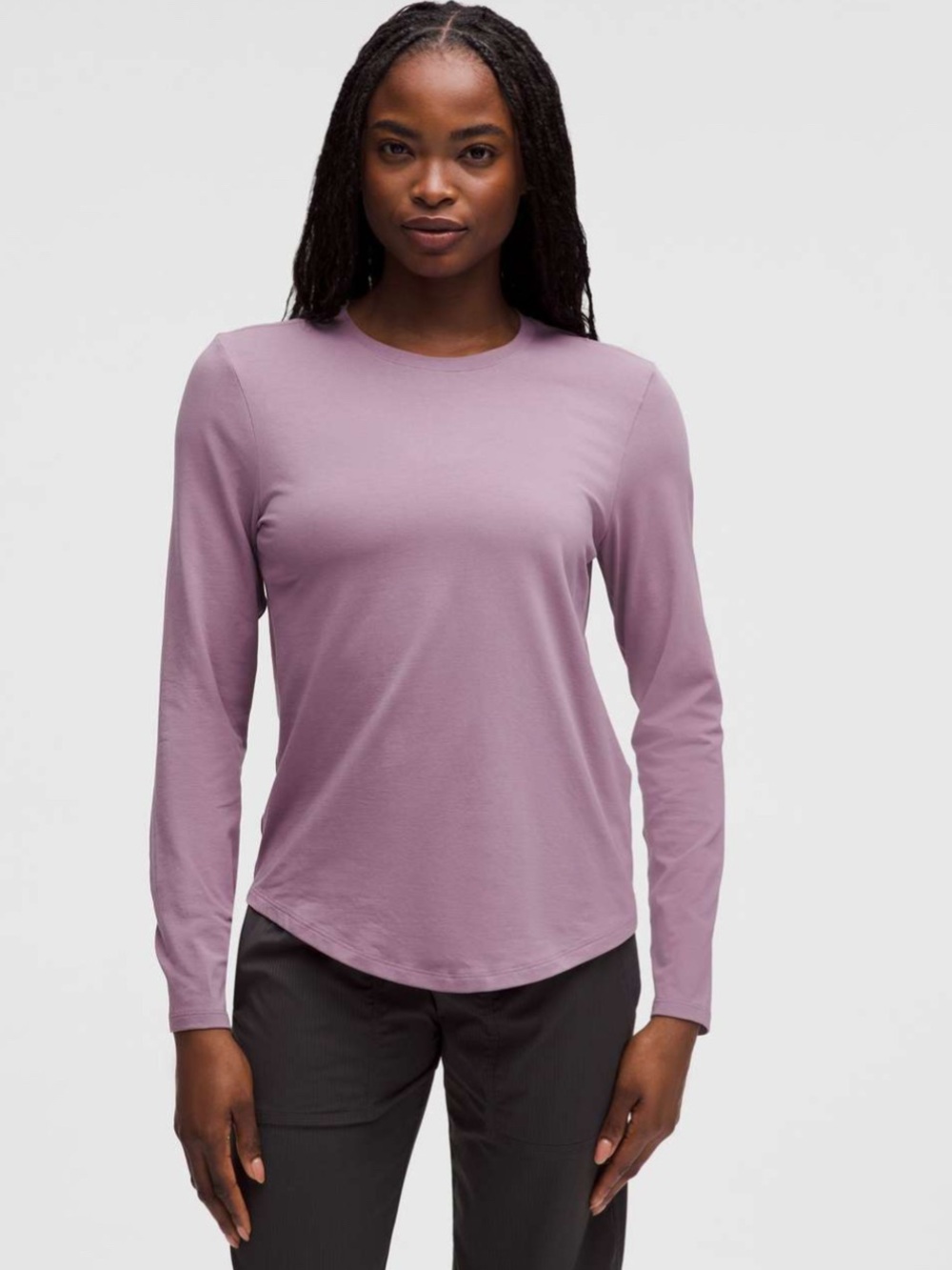 Lululemon Love Long-Sleeve Shirt Sz 10/12 Lavender Lux